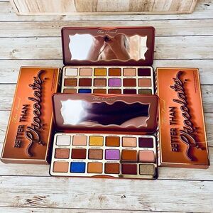 NWT 2 Too Faced Better Than Chocolate Cocoa-Infused Eye Shadow Palette - 0.69 oz